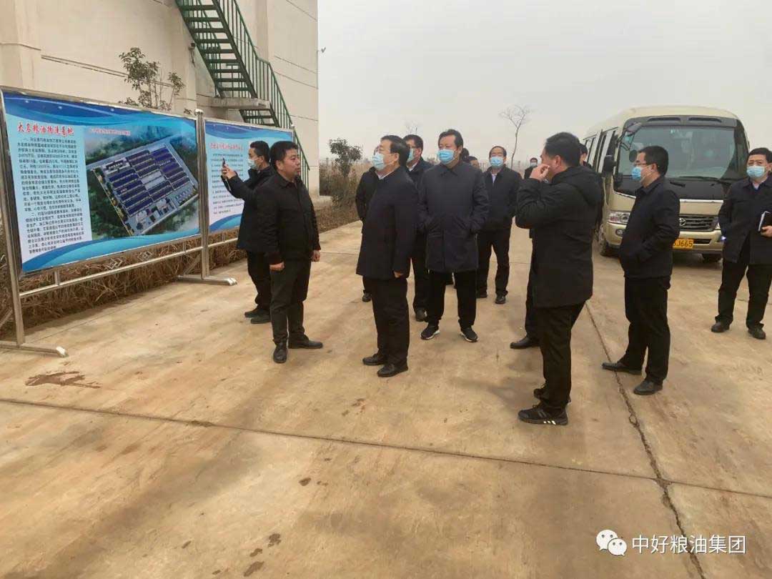 邯郸市长樊成华莅临中好粮油物流基地项目考察工作
